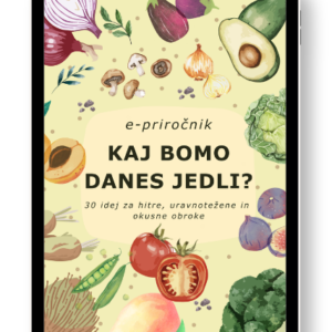 E-priročnik receptov Kaj bomo danes jedli?